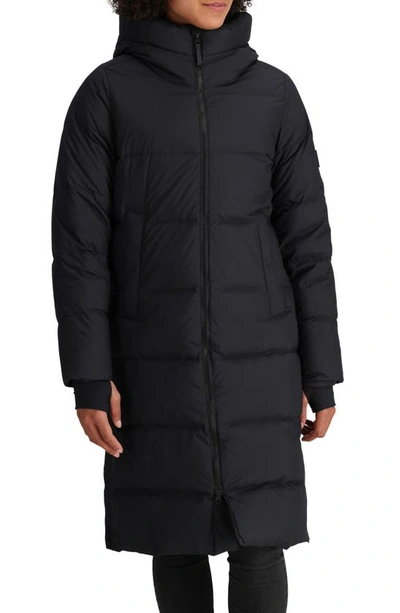 Shop Outdoor Research Coze 700 Fill Power Down Parka In Solid Black