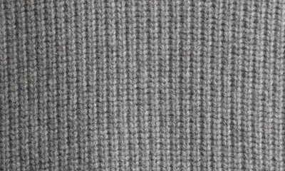 Shop Brandon Maxwell The Marcie Zip Front Wool & Cashmere Cardigan In Melange Grey