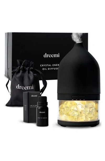 Shop Pure Daily Care Dreemi Crystal Energy Oil Diffuser Set In Black
