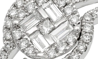 Shop Bony Levy Getty Gatsby Diamond Ring In 18k White Gold