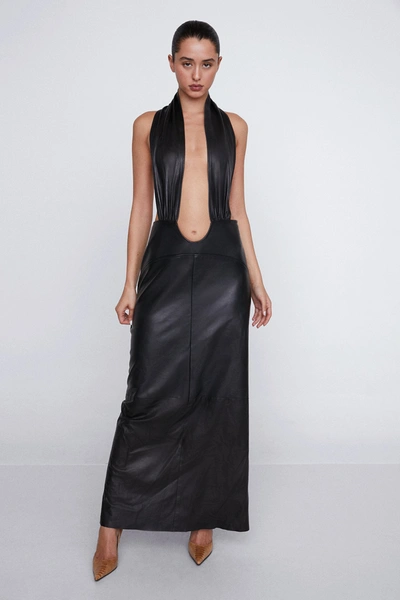 Shop Ho23 Alexia Dress In Black