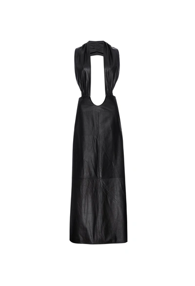 Shop Ho23 Alexia Dress In Black