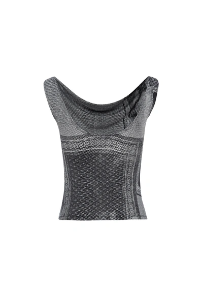 Ho23 Lani Top In Sciarpa Print