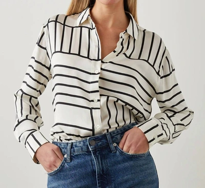 Shop Rails Mara Shirt In Patchwork Stripe In Multi