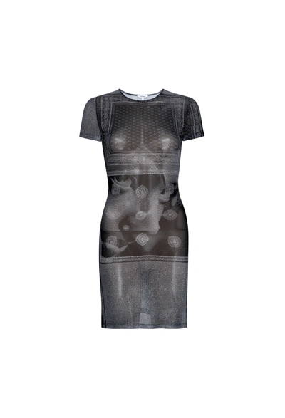 Shop Ho23 Mini Billie Dress In Sciarpa Print