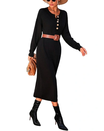 Shop Luna Tuccini Dress In Black