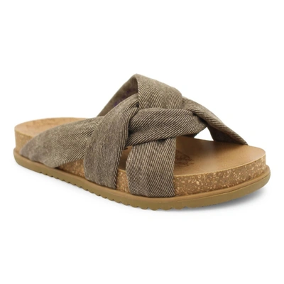 Shop Blowfish Fanci Sandals In Mud Smokey Twill In Multi