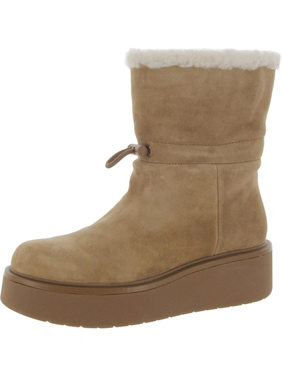 Shop Vince Bellingham Womens Suede Flatform Winter & Snow Boots In Multi