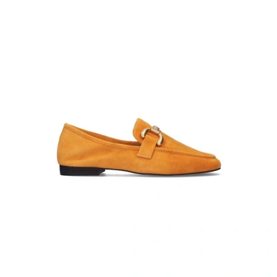 Shop Bibi Lou Slip-on Loafer In Orange Mandarina Suede In Multi