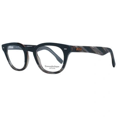 Shop Zegna Couture Men Optical Men's Frames In Black