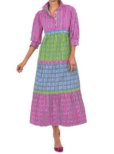 Shop Gretchen Scott Damsell Dress In Multi Plaid