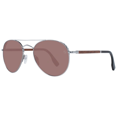 Shop Zegna Couture Men Men's Sunglasses In Grey