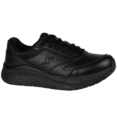 Shop Xelero Men's Steadfast Walker Shoes - 4e Width In Black Leather