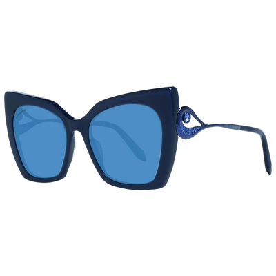 Shop Atelier Swarovski Women Women's Sunglasses In Blue