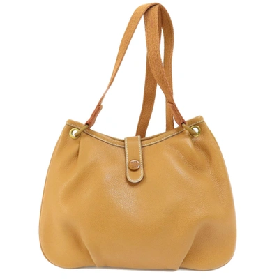 Shop Hermes Rodeo Leather Shoulder Bag () In Brown