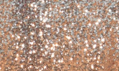Shop Jaclyn Smith Ombré Sequin Skirt In Silver/ Rose Gold