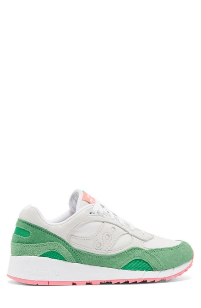 Shop Saucony Shadow 6000 Mushroom Pack Sneaker In Green/ White