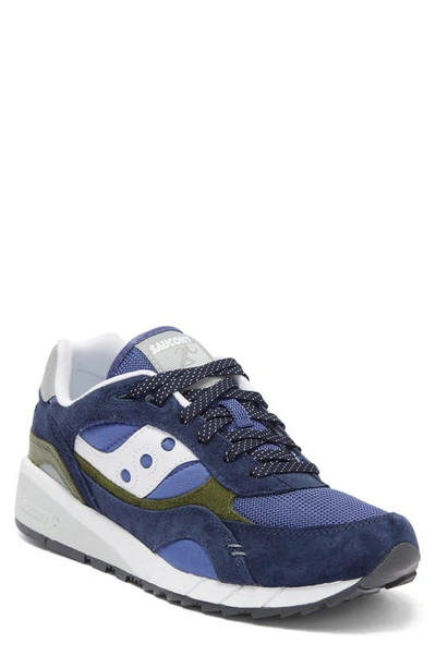 Shop Saucony Shadow 6000 Mushroom Pack Sneaker In Navy/ White