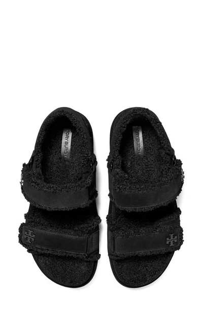 Shop Tory Burch Kira Sport Slingback Platform Sandal In Perfect Black / Nero