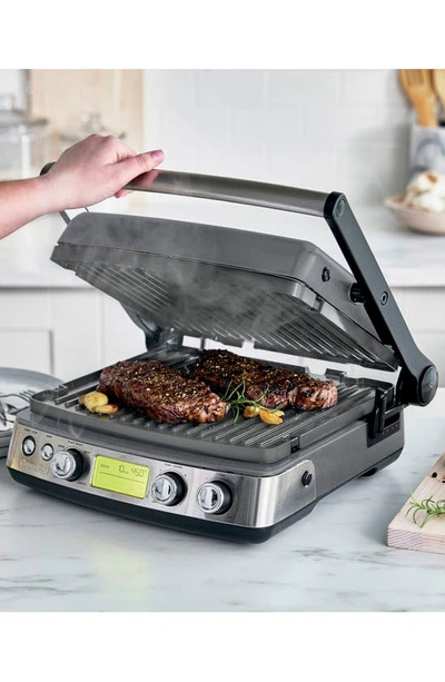 Shop Greenpan Elite Ceramic Nonstick Multi Grill/griddle/waffle Maker In Graphite