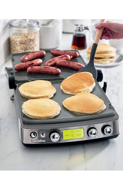 Shop Greenpan Elite Ceramic Nonstick Multi Grill/griddle/waffle Maker In Graphite