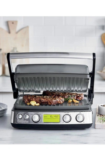 Greenpan Elite Electrics Elite Multi Grill, Griddle, & Waffle Maker In Graphite