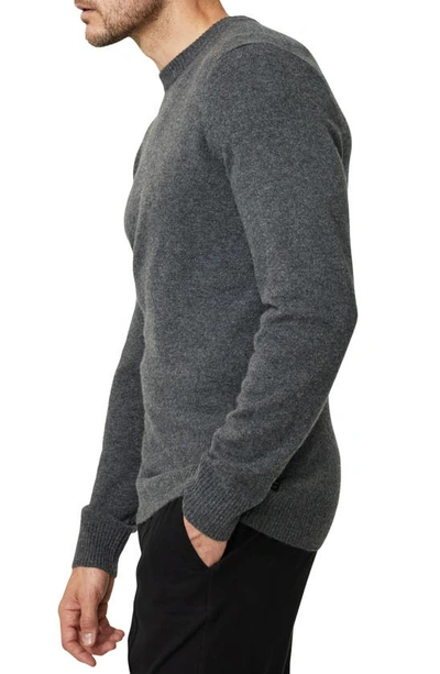 Shop Good Man Brand Cashmere Crewneck Sweater In Magnet