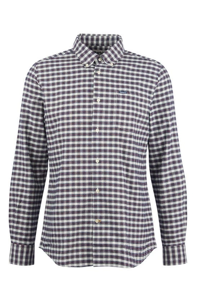 Shop Barbour Emmerson Tailored Button-down Shirt In Whisper White