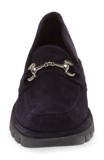 Shop The Flexx Chic Too Bit Loafer In Dark Blue