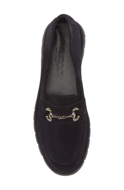 Shop The Flexx Chic Too Bit Loafer In Dark Blue