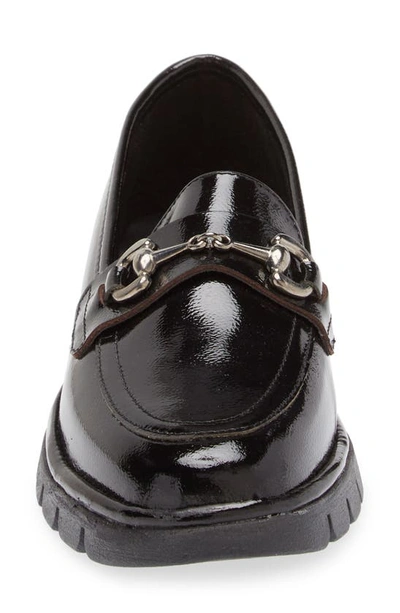 The Flexx Chic Too Bit Loafer In Black Naplack