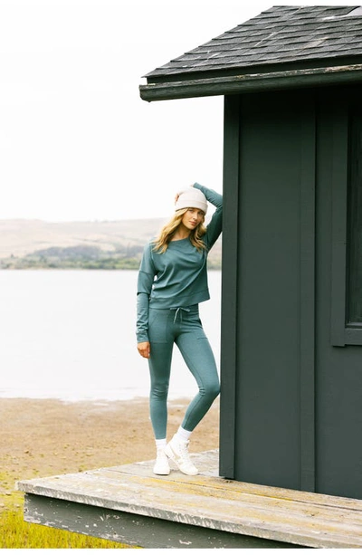 Travismathew Beyond The Coast Drawstring Pants In Heather North Atlant