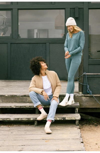 Travismathew Beyond The Coast Drawstring Pants In Heather North Atlant