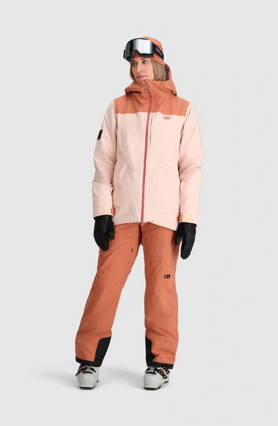 Shop Outdoor Research Womens Snowcrew Pants In Cinnamon