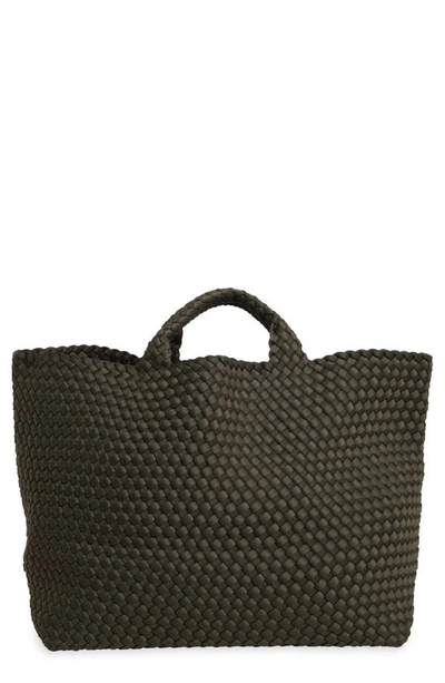 Shop Naghedi Large St. Barths Tote In Olive