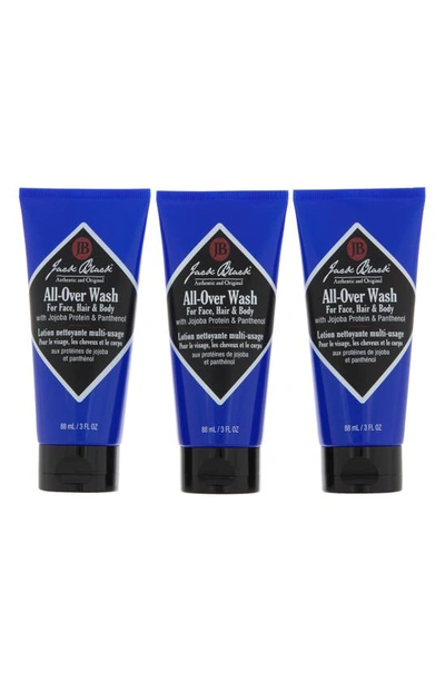 Shop Jack Black Road Warriors All-over Wash For Face, Hair & Body 3-pack $28.50 Value