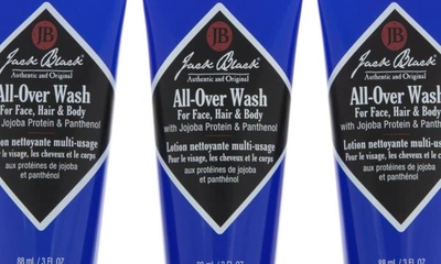 Shop Jack Black Road Warriors All-over Wash For Face, Hair & Body 3-pack $28.50 Value