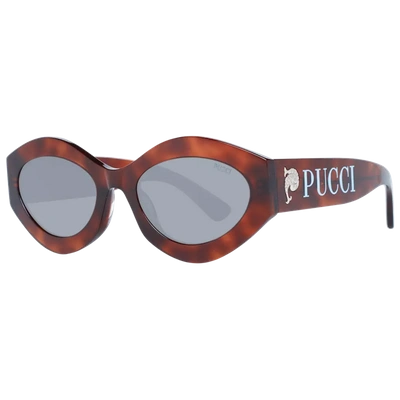 Shop Emilio Pucci Women Women's Sunglasses In Brown