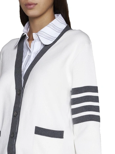 Shop Thom Browne Sweaters In White