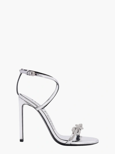 Shop Tom Ford Sandals In Silver