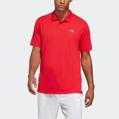 Shop Adidas Originals Men's Adidas Club Tennis Polo Shirt In Red