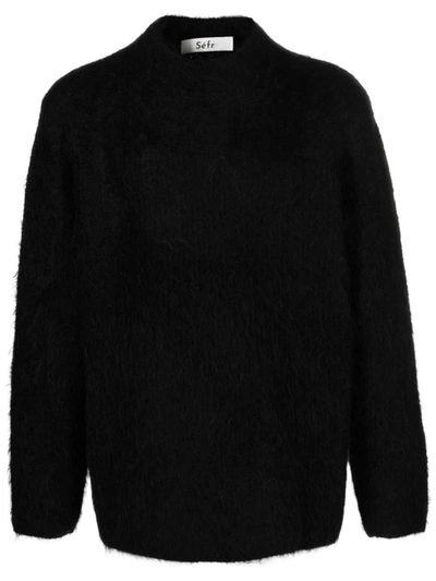 Shop Séfr Haru Sweater In Black