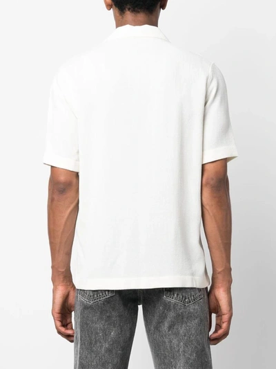 Séfr Sefr Suneham Crêpe Shirt In Off White
