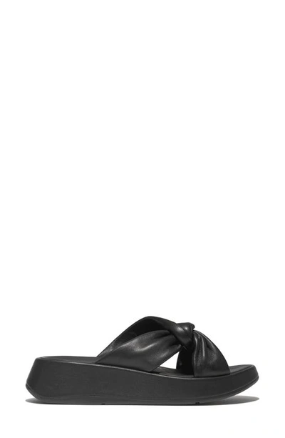 Shop Fitflop F-mode Flatform Slide Sandal In Black