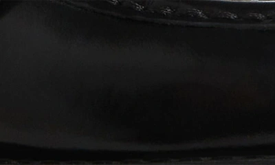 Shop Steve Madden Lando Faux Shearling Lined Lug Sole Loafer In Black