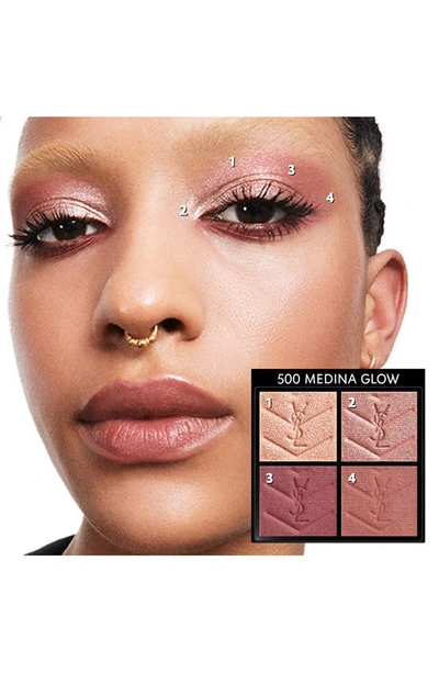 Saint Laurent Couture Mini Clutch Luxury Eyeshadow Palette In 500 Medina Glow