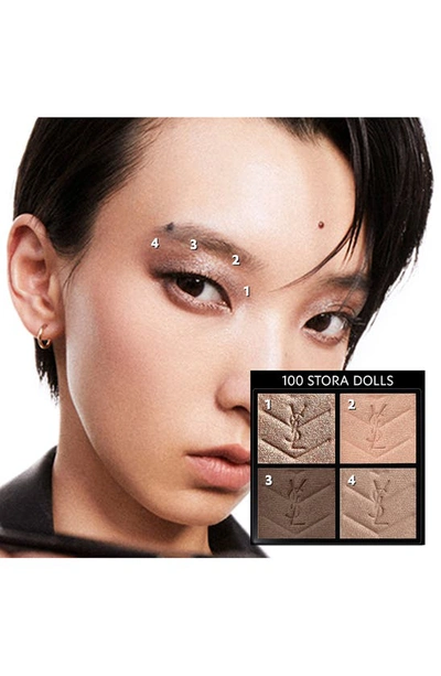 Saint Laurent Couture Mini Clutch Luxury Eyeshadow Palette In 100 Stora Dolls