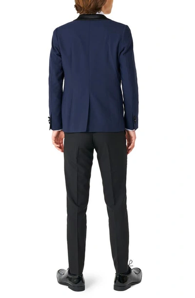 Opposuits Kids' Midnight Blue Two-piece Tuxedo Suit With Bow Tie In Navy