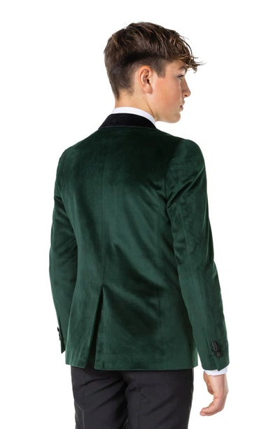 Opposuits Big Kid Boys Slim Fit Suit Jacket In Green