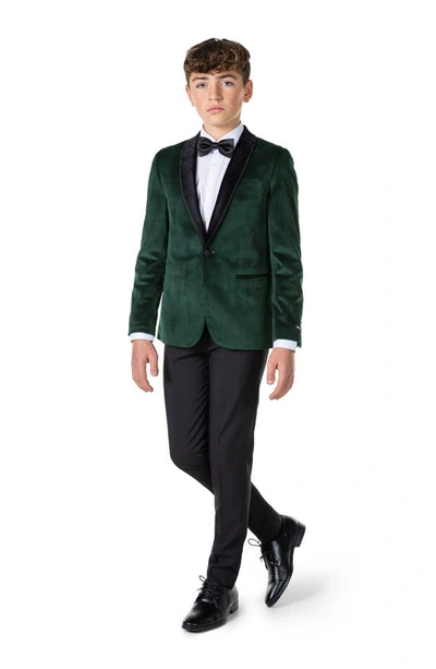 Opposuits Big Kid Boys Slim Fit Suit Jacket In Green
